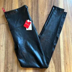 NWT Spanx Faux Leather Leggings